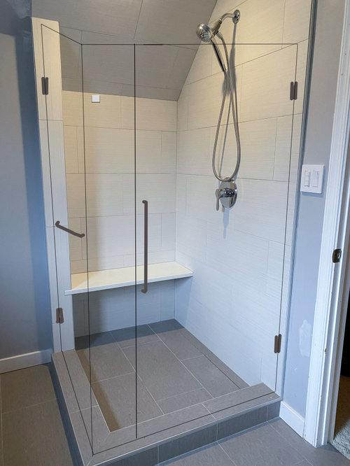 Where to place robe hook on 9" panel