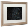 Kurt Shaffer 'Galaxy in my Window' Art, Birch Frame, White Matte, 20"x16"
