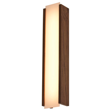 Capio - LED Sconce, Wood: Maple, 28.5