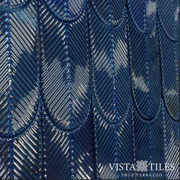 Palm Leaf Ceramic Tile