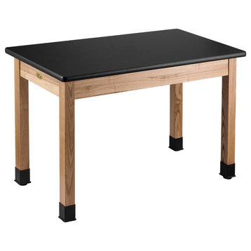NPS Wood Science Lab Table, 30"Height, HPL Top, 24x48x30