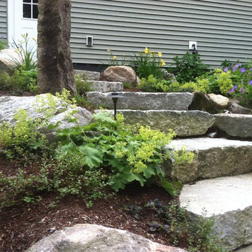 Aged Granite Steps