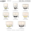 Livex Lighting Wall Sconces 2-Light Antique Brass Medium Sconce