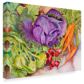 Joanne Porter 'Fall Vegetables' Canvas Art, 32"x24"