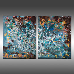 Liquid Industrial Series Paintings - Products