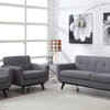 James Grey Linen Sofa