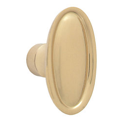 No. 72490 Simple Oval Cabinet Knob - Cabinet And Drawer Knobs
