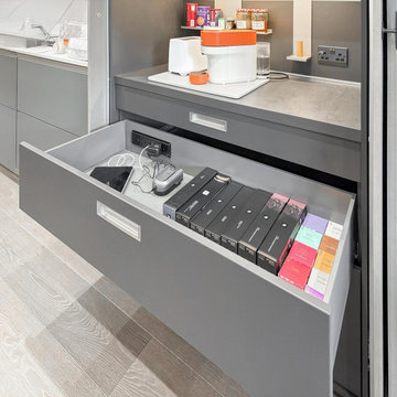 Stuart’s Hafele UK Showroom with Hidden Socket