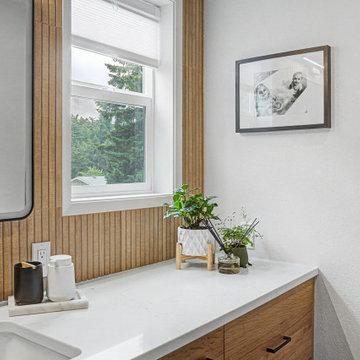 Southwest Portland Basement and Bathroom Remodel