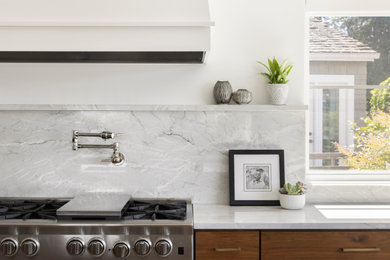 Trendy home design photo in Portland