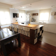 Cocina semiabierta