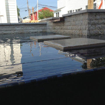 Mirror Edge Pool, View of Spa at Waterline.