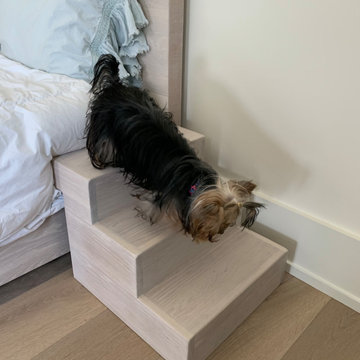 Light Grey Solid Oak Bed Frame