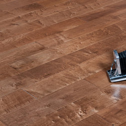 Garrison II Distressed - Maple Chestnut Hardwood Flooring - Engineered Wood Flooring