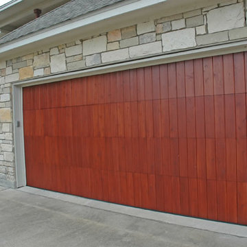 Contemporary Wood Garage Doors