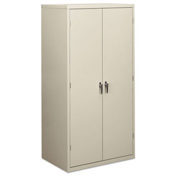 Assembled Storage Cabinet, 36"x24-1/4"x71 3/4", Light Gray