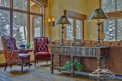 Inspiration for a timeless living room remodel in Denver