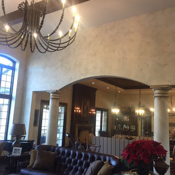 Old, worn plaster finish