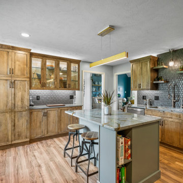 Stunning Transitional Kitchen Remodel Done With New Cabinets