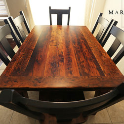 Reclaimed Wood Harvest Tables - Products