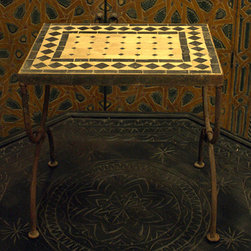Small Brown Nesting Table - Products