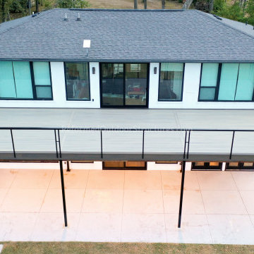 Cauwelaert's Balcony Deck with Railing