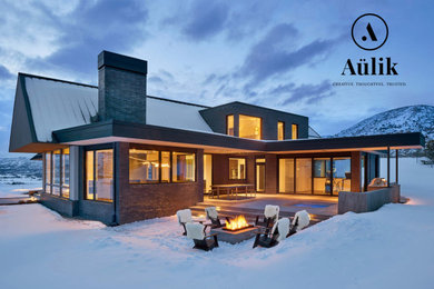 Example of a trendy exterior home design in Denver