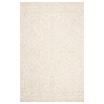 Safavieh Trace Collection TRC102 Rug, Ivory, 5' X 8'