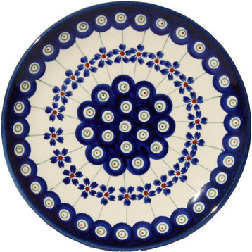 Polish Pottery  Dessert Plate, Pattern Number: 166a