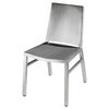 Micah Aluminum Dining Side Chairs - Set of 2 (Mahogany Gloss)