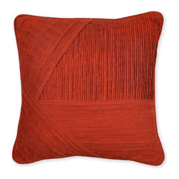 Tabori Burnt Sienna Decorative Pillows - Decorative Pillows