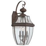 Generation Lighting Collection - Sea Gull Lighting 3-Light Outdoor Lantern, Bronze - Blubs Not Included