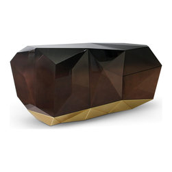 DIAMOND Chocolate - Accent Chests And Cabinets