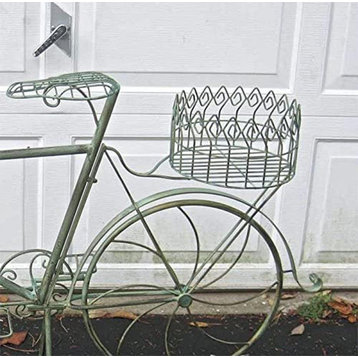 Wrought Iron Bicycle Planter