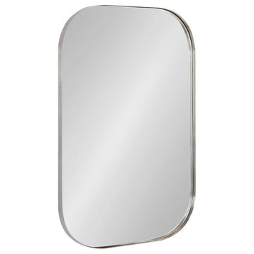 Rollo Decorative Framed Wall Mirror, Silver 20x30