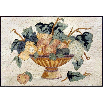 Mosaic Designs, Foglie, 23"x31"
