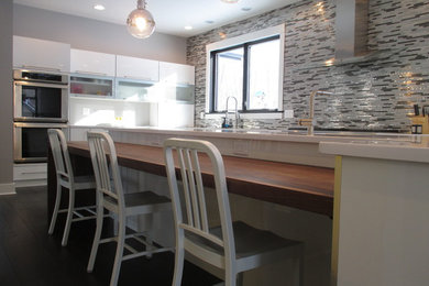 Inspiration for a transitional kitchen remodel in Other