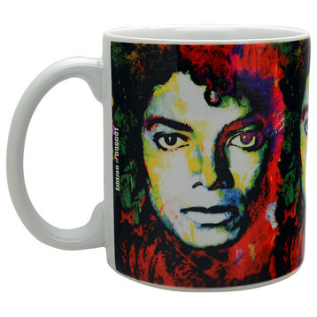 Michael Jackson "MJ Study 1" Mug Art by Mark Lewis