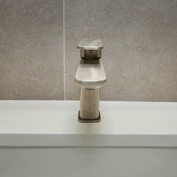Classic Kitchen and Bath in Warm Taupe and Mocha