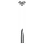 Access Lighting - Access Lighting 52001LEDLP-BS Odyssey - 9.25" 5.5W 1 LED Bullet Pendant - The Odyssey steel bullet pendant with special perforations for dramatic side light emissions. A controlled downward bean spread for functional lighting.    215  Assembly Required: Yes  Cord Length: 120.00Odyssey 9.25" 5.5W 1 LED Bullet Pendant Brushed Steel *UL Approved: YES *Energy Star Qualified: n/a  *ADA Certified: n/a  *Number of Lights: Lamp: 1-*Wattage:5.5w MR-16 GU-5.3 LED bulb(s) *Bulb Included:Yes *Bulb Type:MR-16 GU-5.3 LED *Finish Type:Brushed Steel