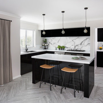 Acrylic Black Gloss Kitchen