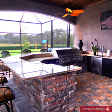 outdoor kitchens