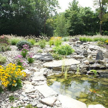 Stream and Koi Pond