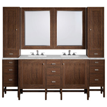 Addison Vanity Set, 90", Two Hutches, Two 30" Mirrors