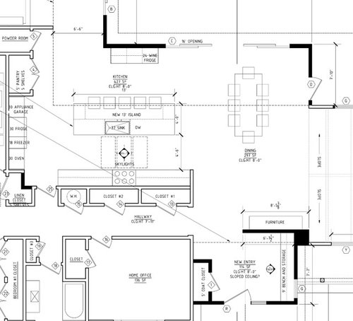 Layout Of Kitchen:wall ovens or gas range??