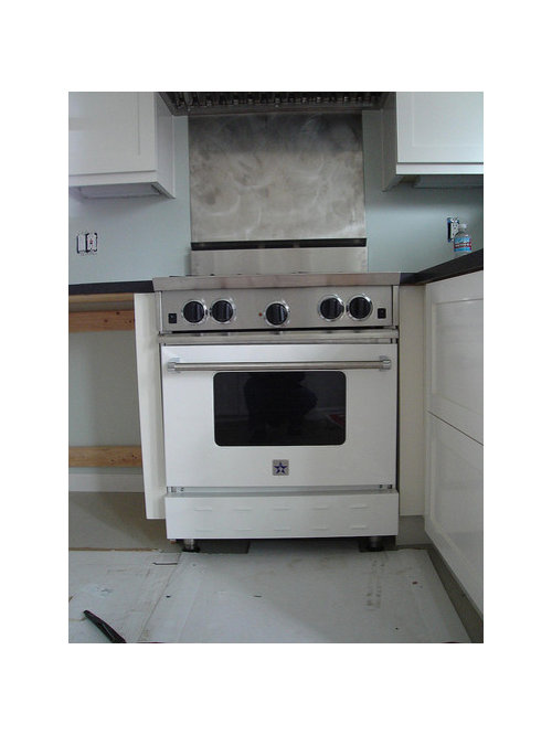 White Bluestar 30 Range Installed And How To Adjust Oven Door