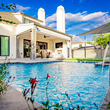 All-Season Court & Cove | North Texas Landscape Design