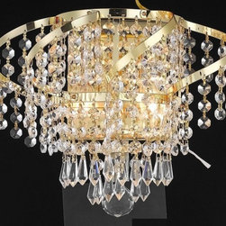 2 Light Sconce by Elegant Lighting Belenus in Transitional style - Lighting