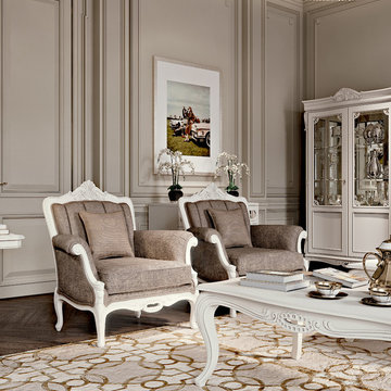 Ornate Wooden Designer Venetian Armchair