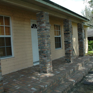 brick columns and block columns